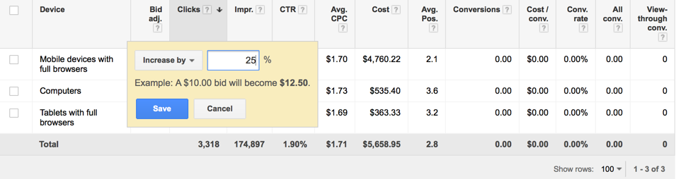 bid modifier