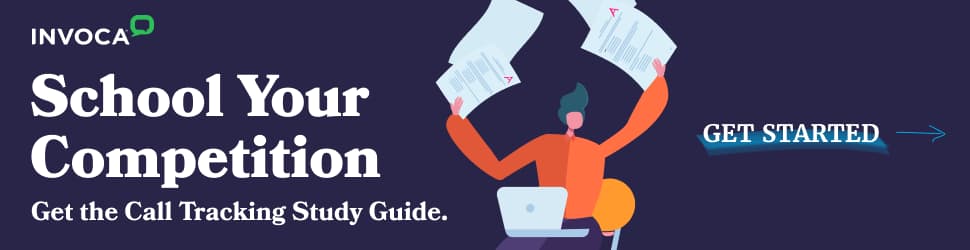 the call tracking study guide for marketers. Click to download.