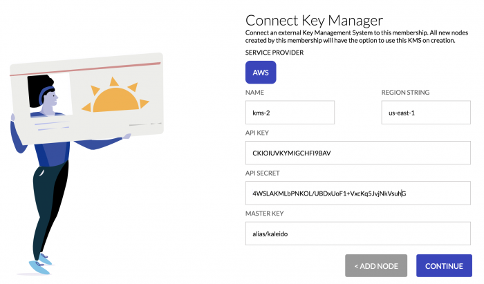 Configuring Key Vault settings