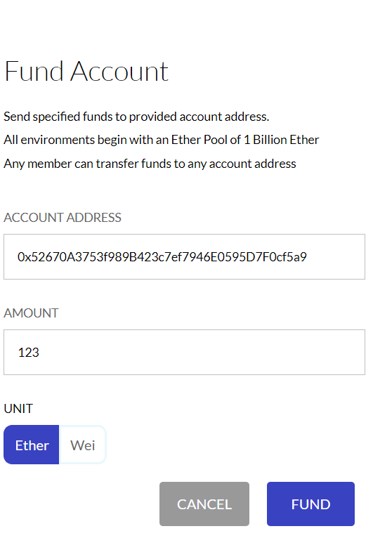 Fund account illustration