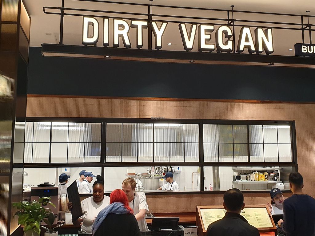 dirty vegan menu westfield