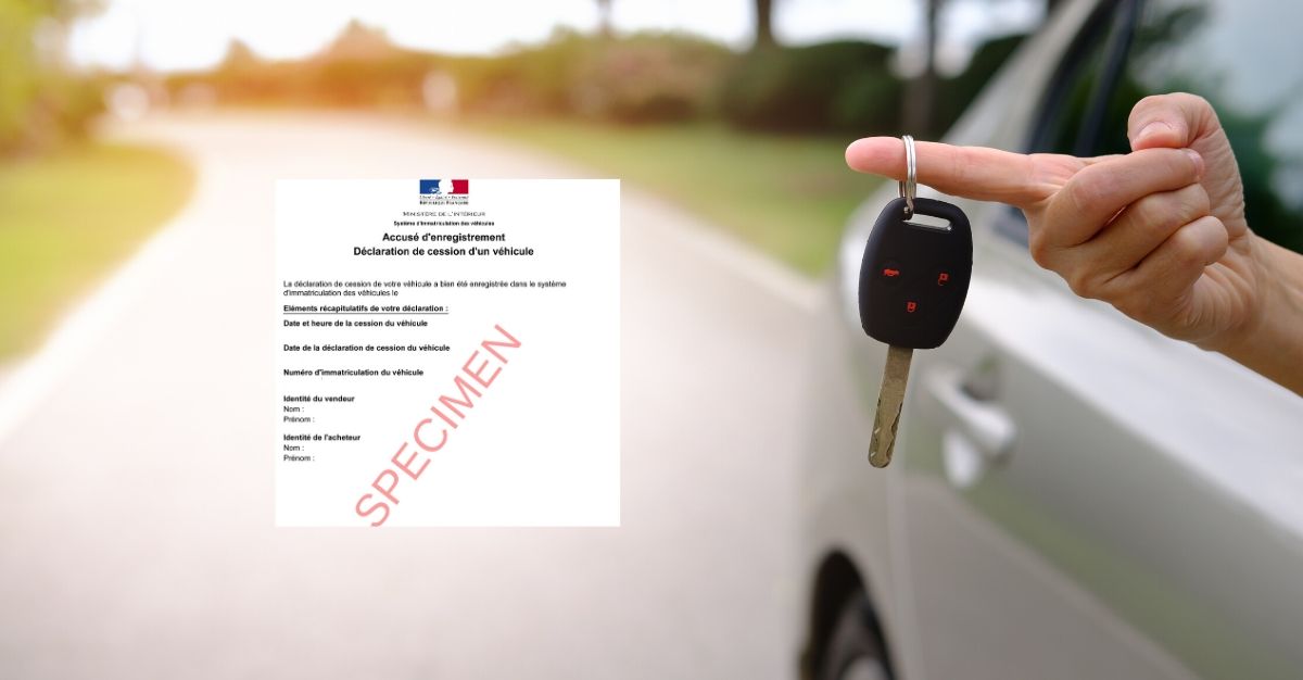 déclaration de cession export véhicule