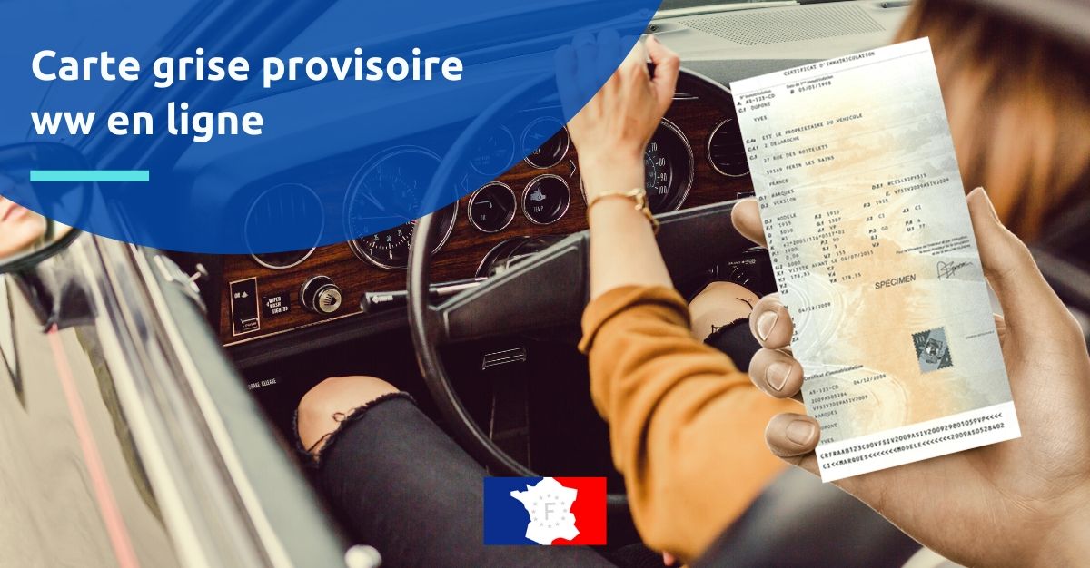 CPI ww carte grise provisoire ww