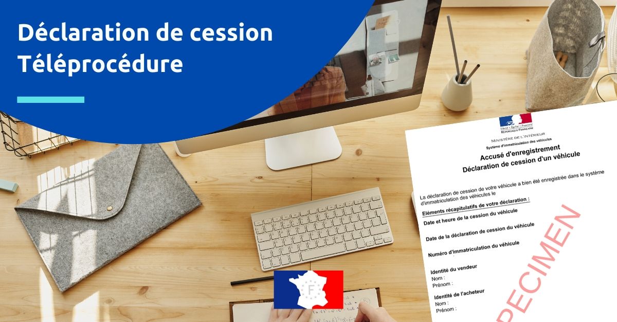 Déclaration de cession téléprocédure