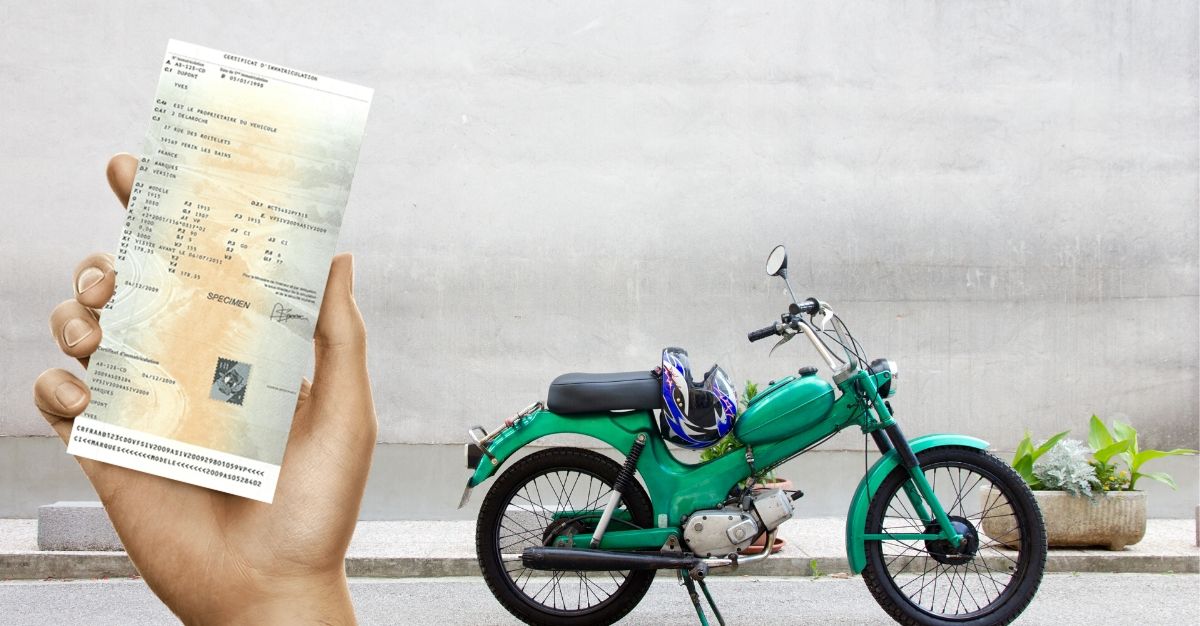 Changement carte grise mobylette