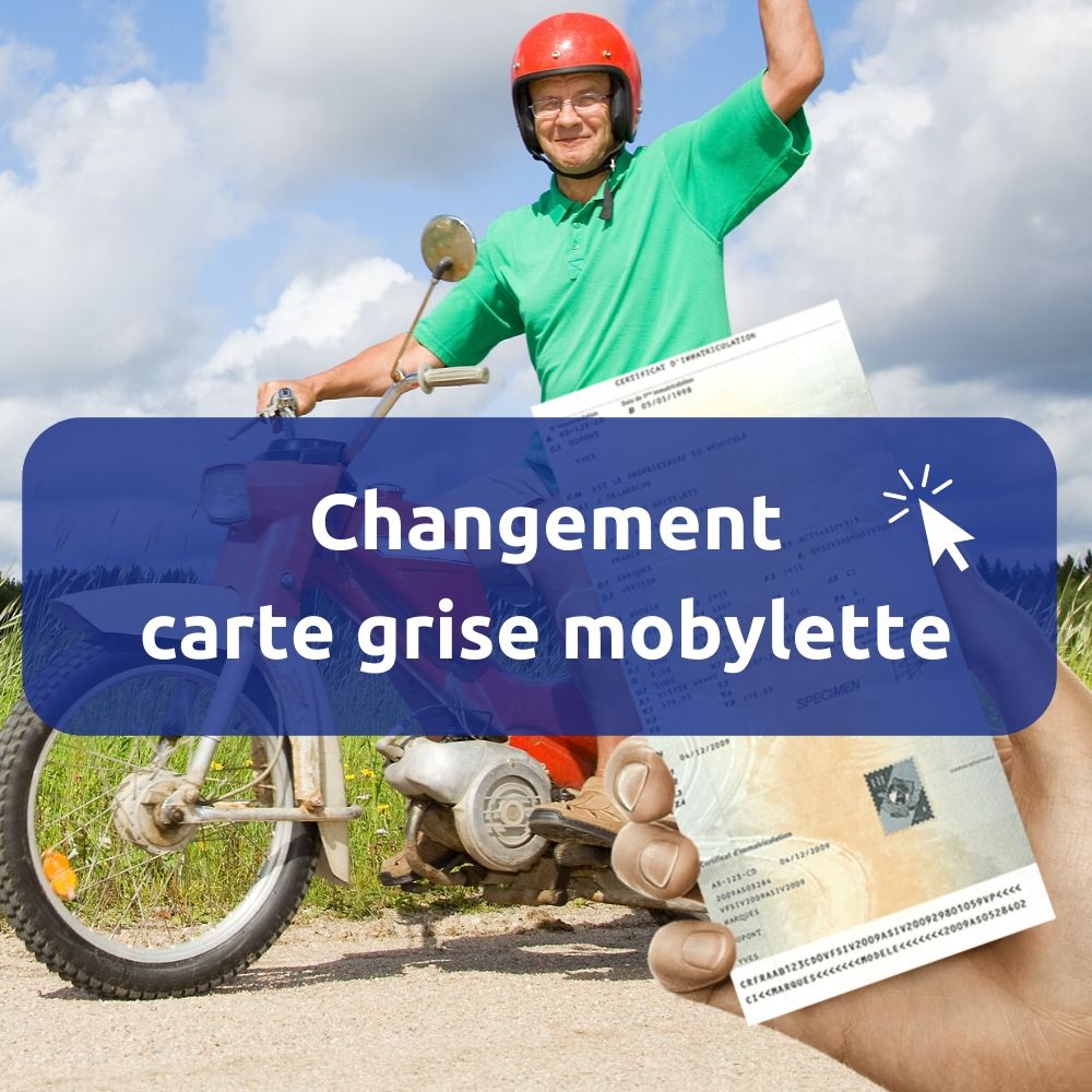 Changement de propriétaire carte grise pour une mobylette