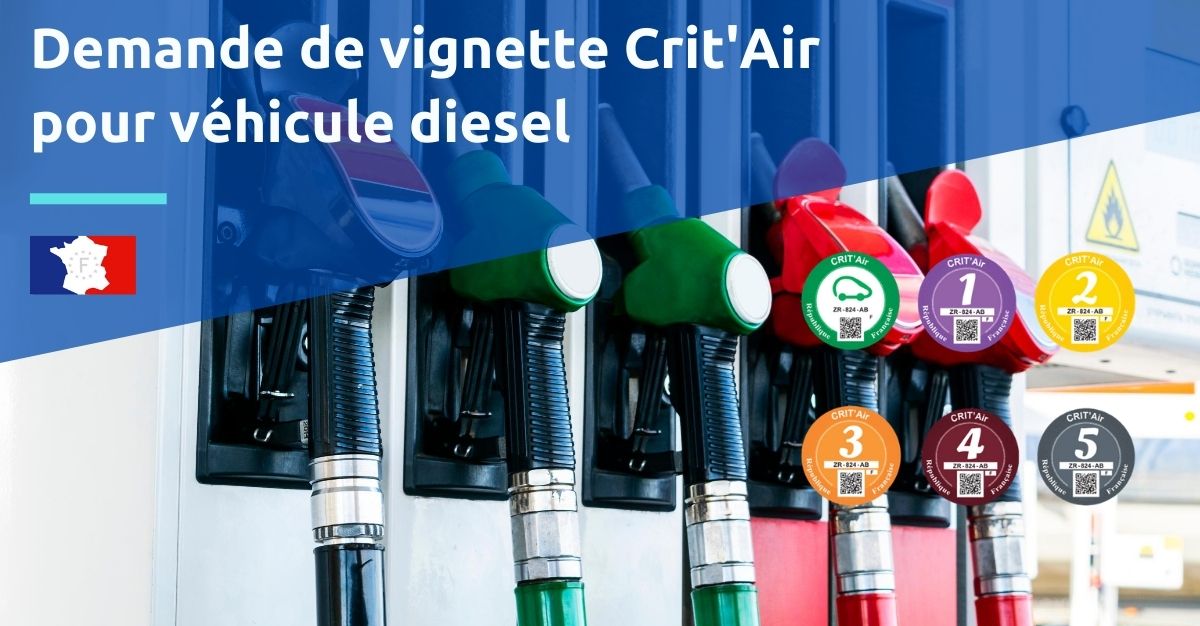 vignette crit'air diesel