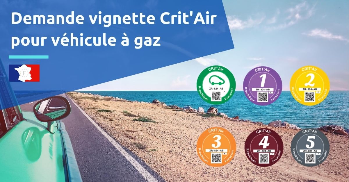 vignette crit air véhicule gaz gpl gnv