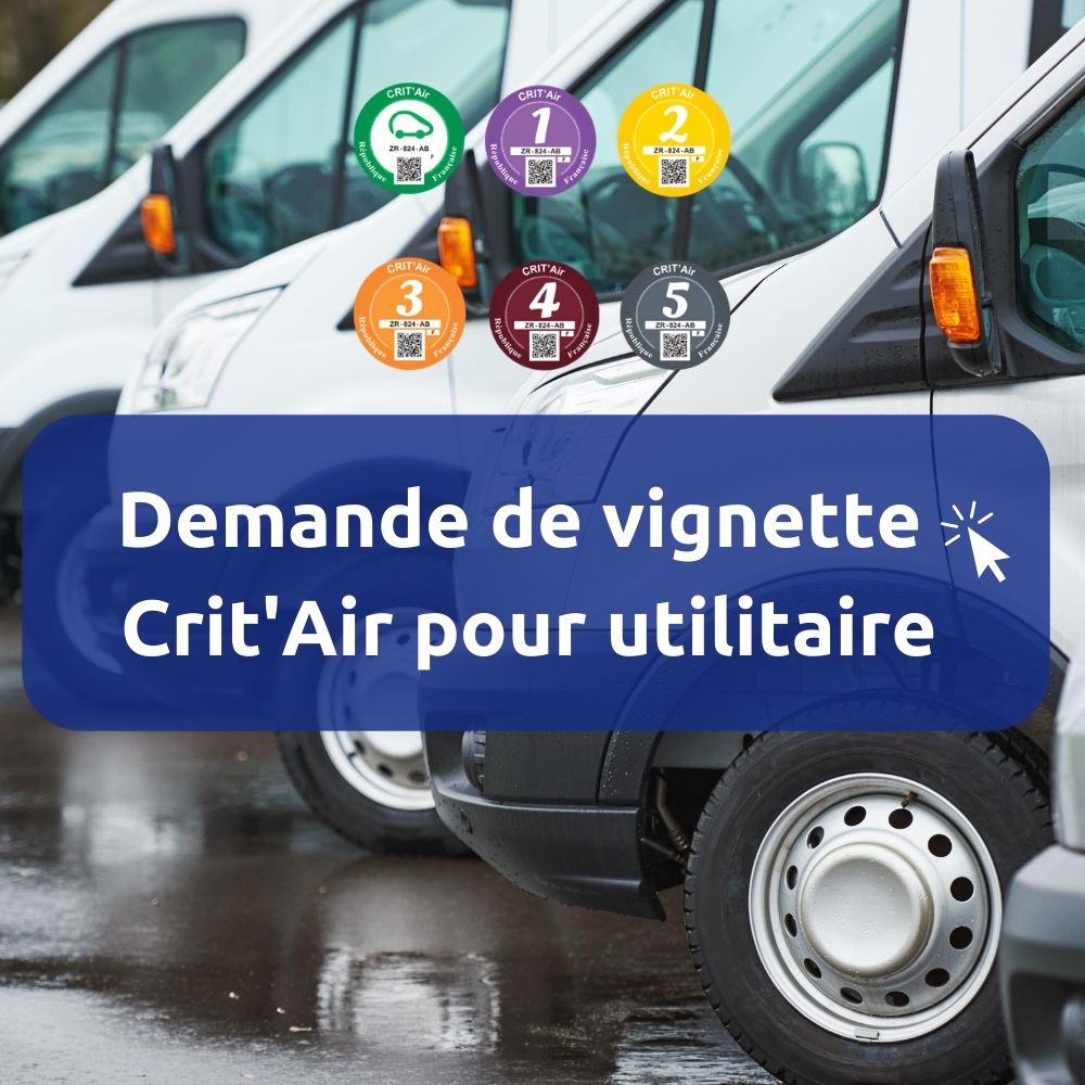 Vignette Crit'air utilitaire : qui & comment l'obtenir