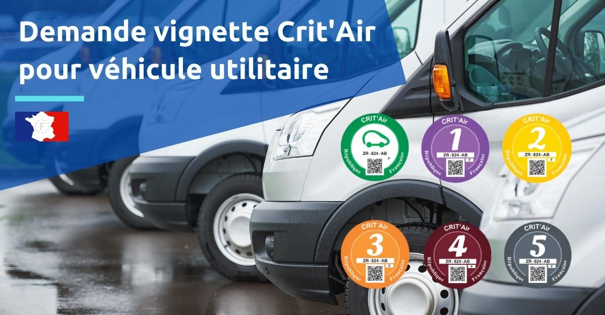 vignette crit'air pour utilitaire
