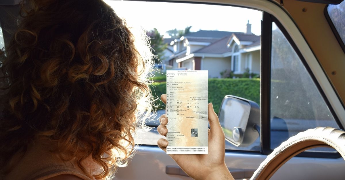 perte carte grise conduire