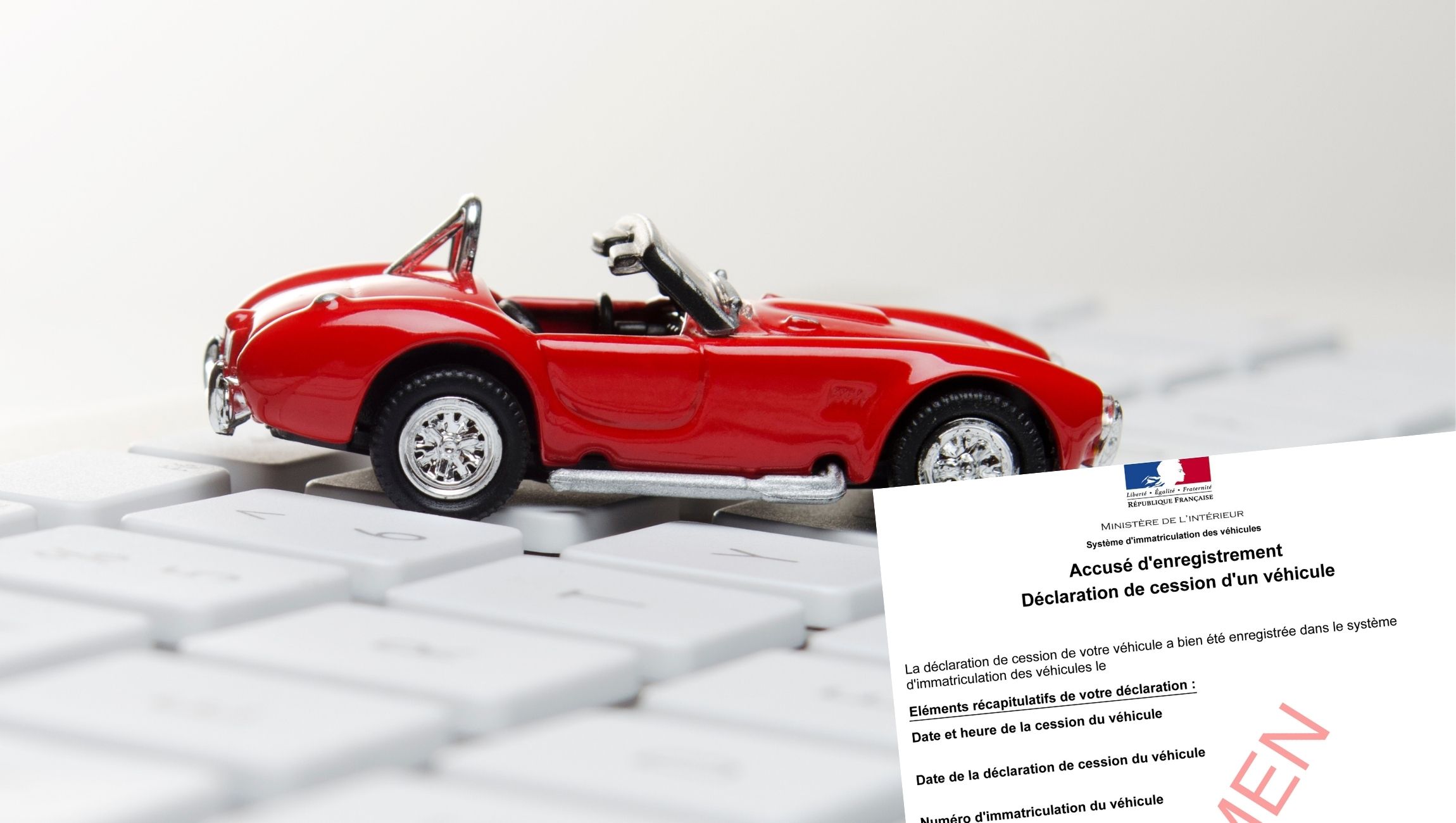enregistrement cession sans code confidentiel