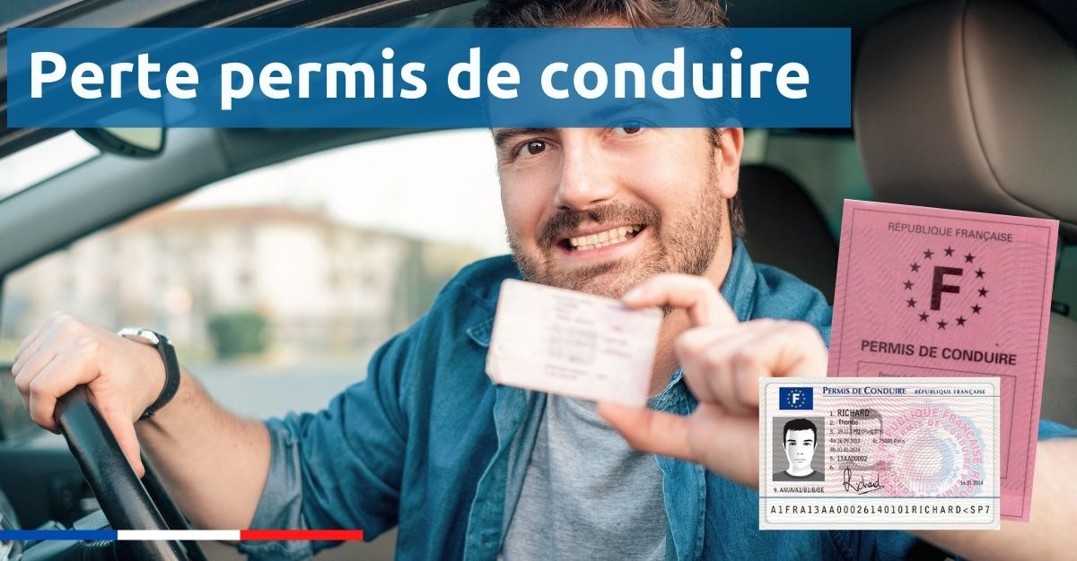 Perte permis de conduire