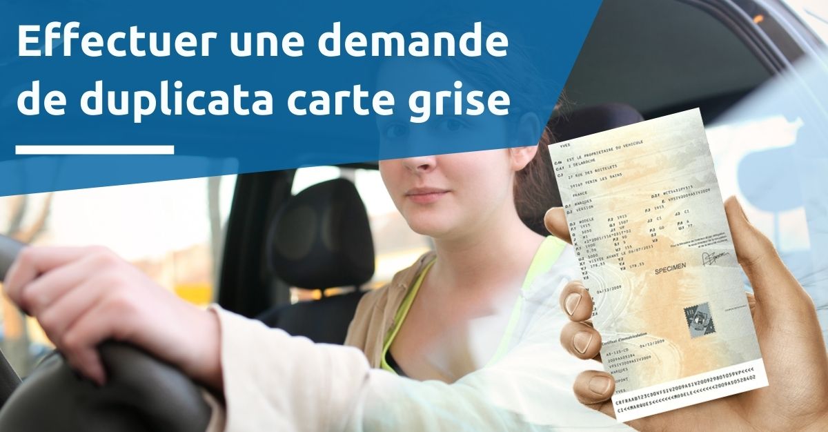 duplicata carte grise