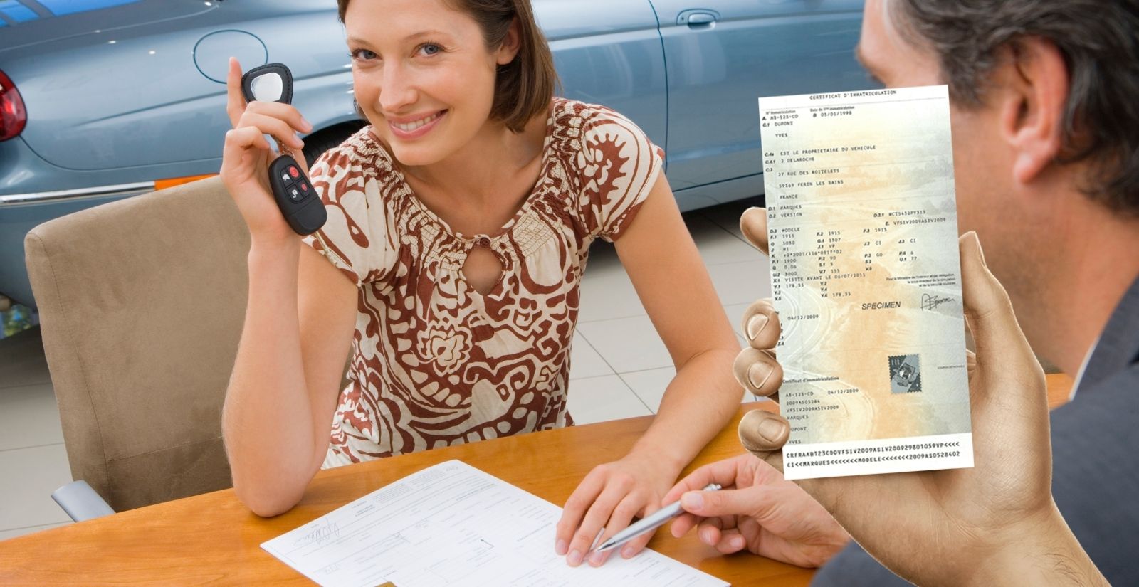 Changement titulaire / nom carte grise nouveau propriétaire / immatriculation