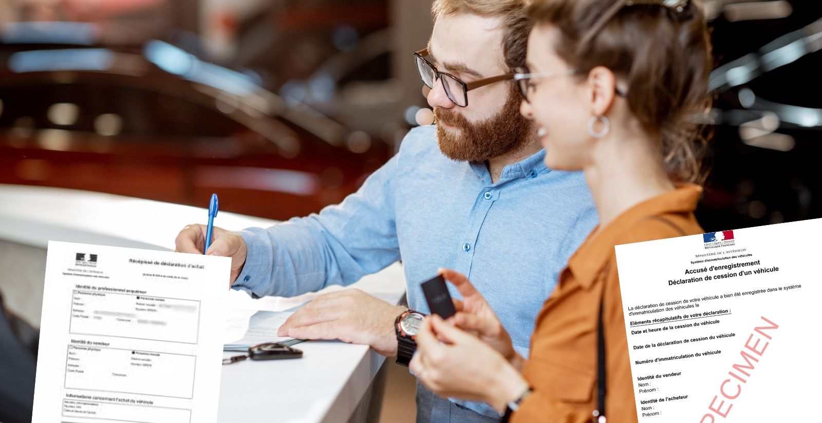 Différence déclaration de cession et d'achat