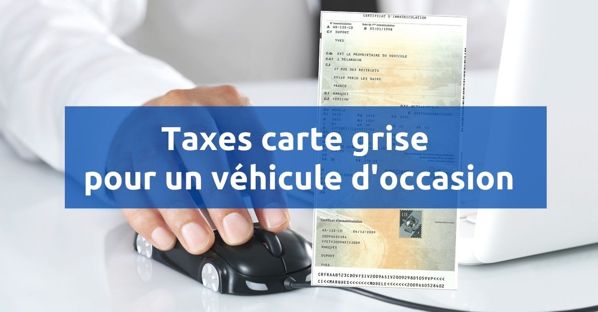 Taxes carte grise