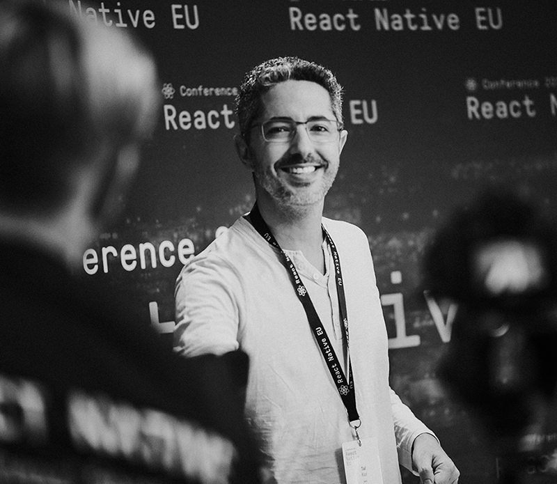 speaker at React native EU CONFERENCE