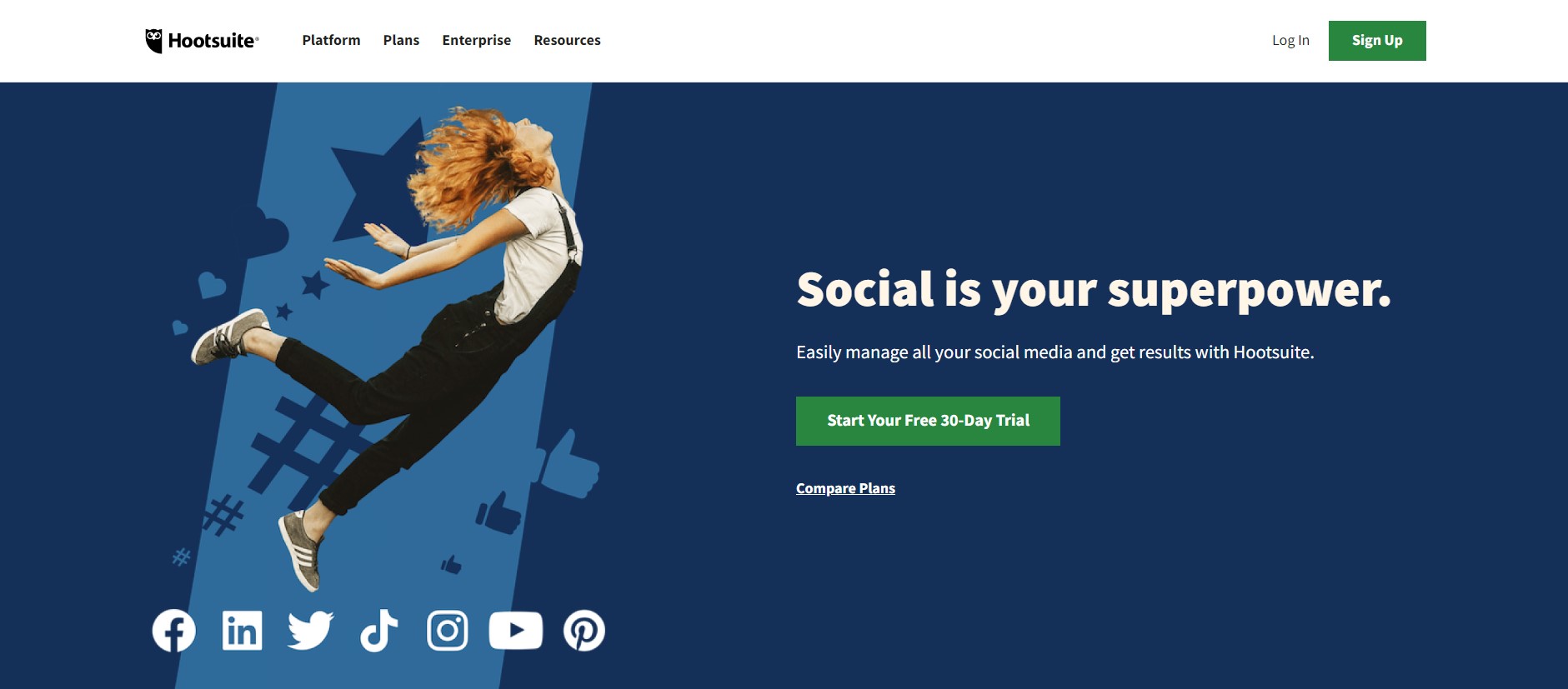 Screenshot Of Social Media Scheduler, Hootsuite