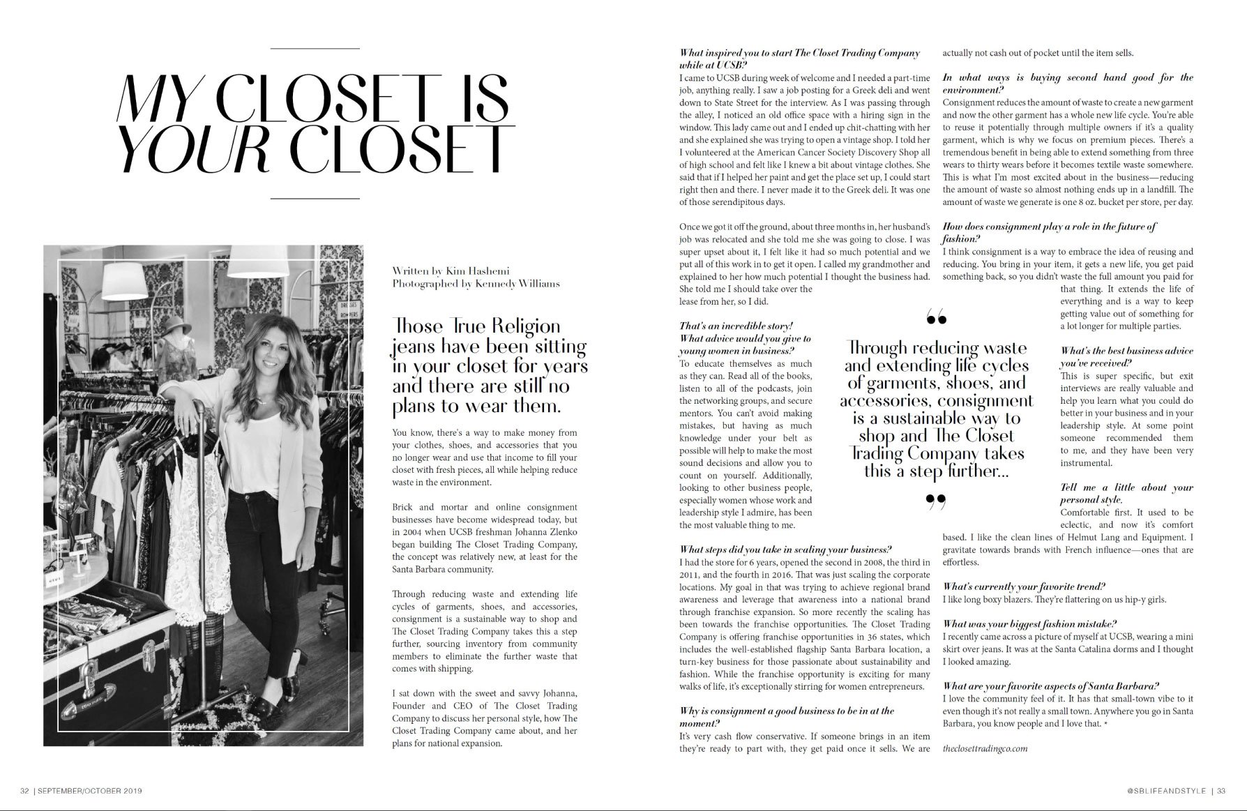 Santa Barbara Life and Style Magazine - by Kim Hashemi