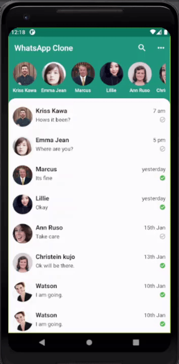 Clone WhatsApp Conversation Screen With Flutter