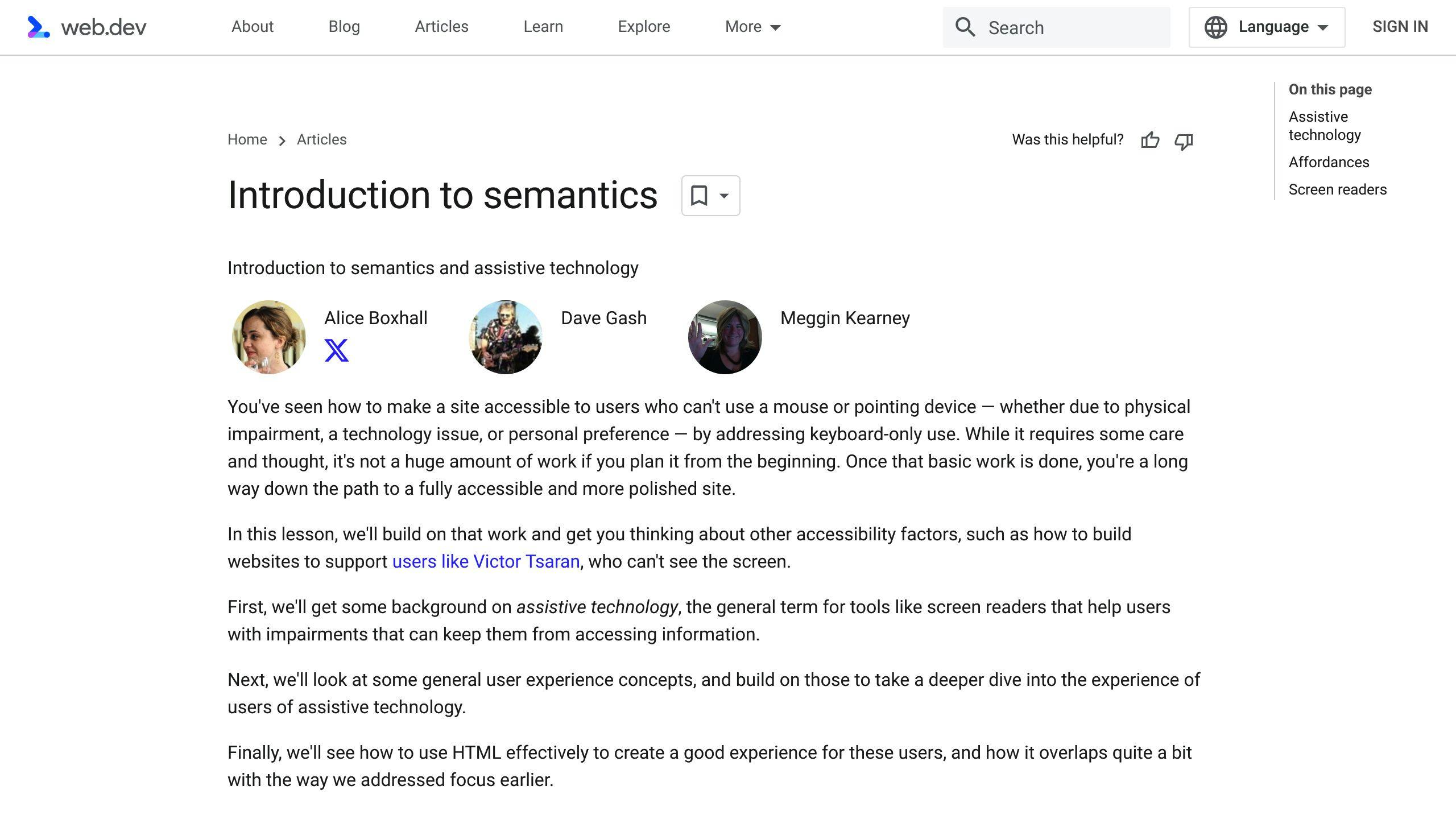 Integrating Google Chrome Screen Reader in Workflows
