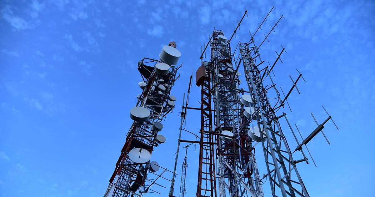 radio towers