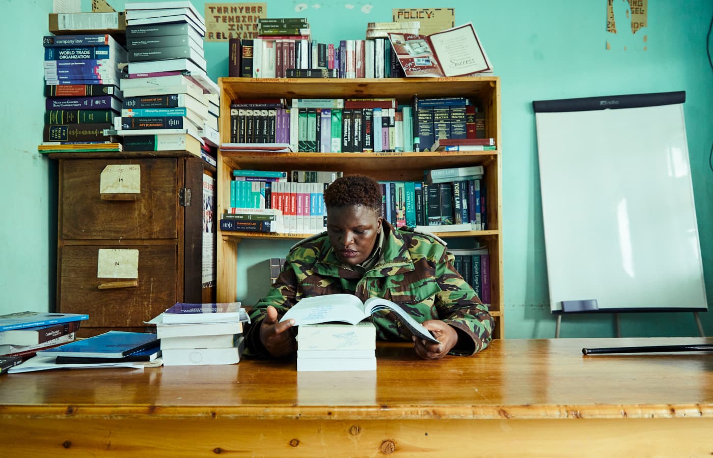 Justice Defenders Prison officer studying