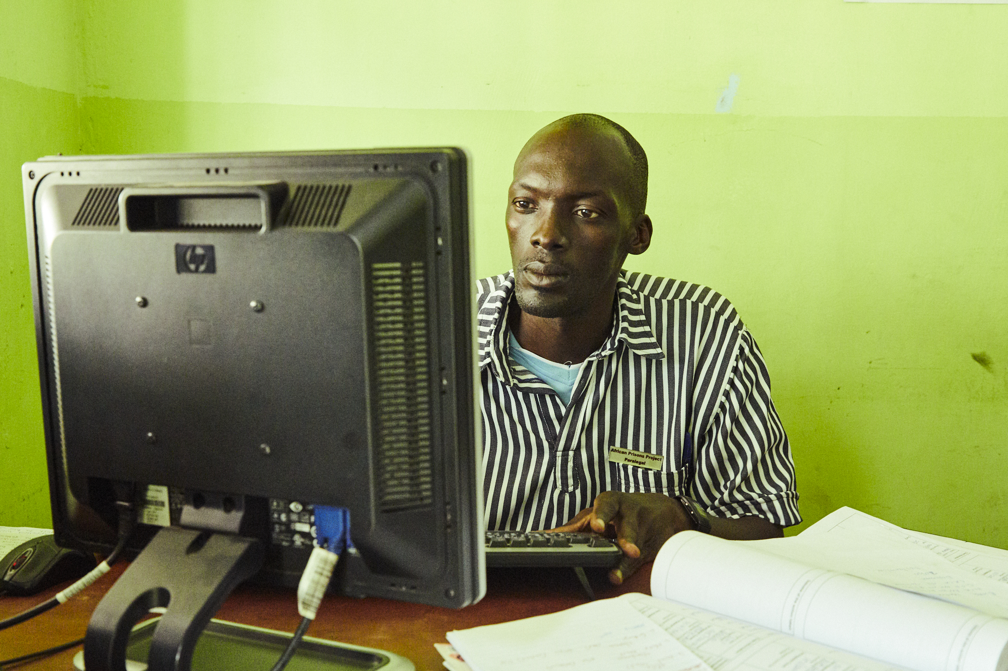 Justice Defenders Prisoner studying at desk