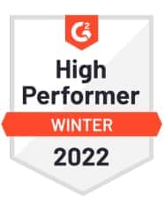 G2 high performer fall 2021
