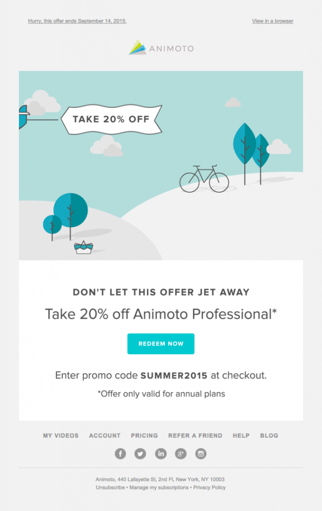 automation is an absolute must-have - animoto email