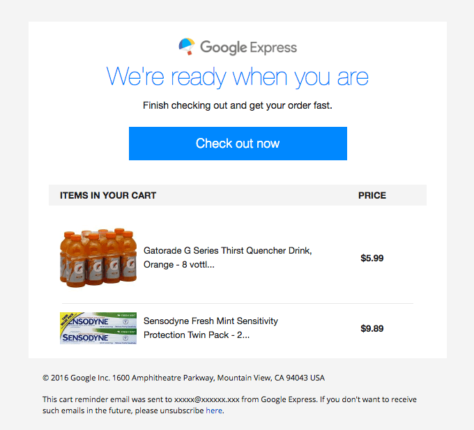 automation is an absolute must-have - google express email