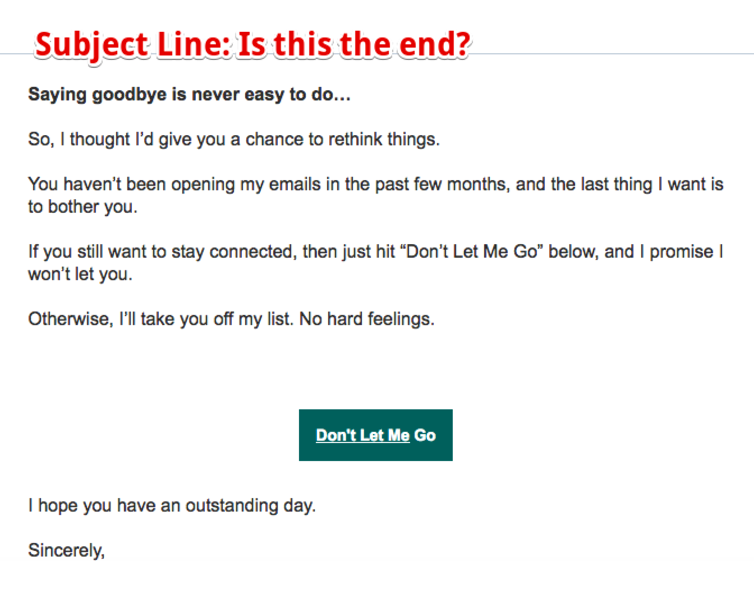 Case Study of List Cleaning - Email Example