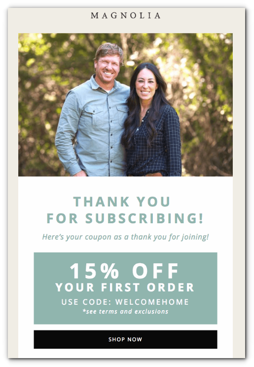 Magnolia - Ecommerce Business - Sendlane