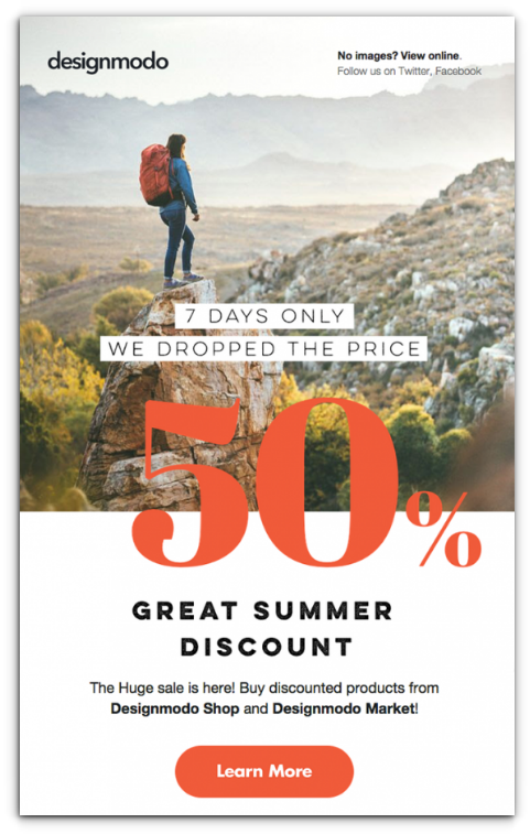 DesignModo - Ecommerce Business - Sendlane