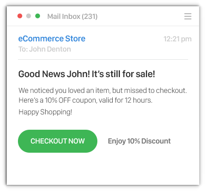 Sendlane Retargeting Email - Ecommerce Business