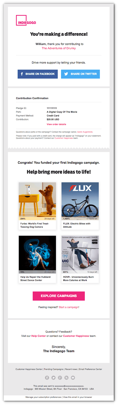 Sendlane_Order_Confirmation_Emails_Indiegogo