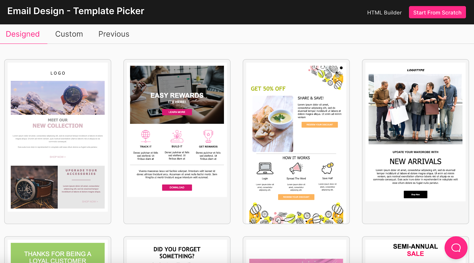 sendlane_email_marketing_automation_templates