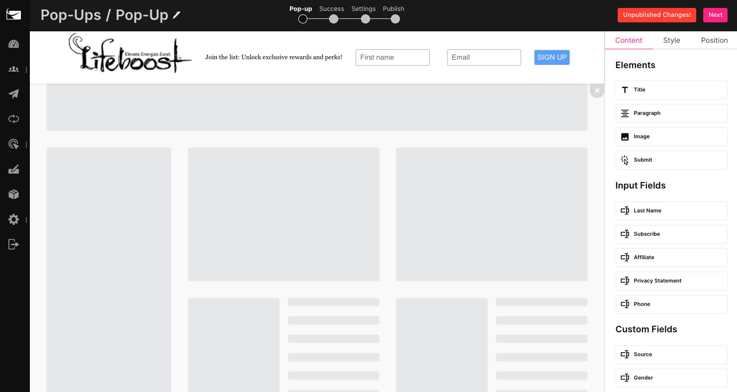 sendlane_pop_up_editor