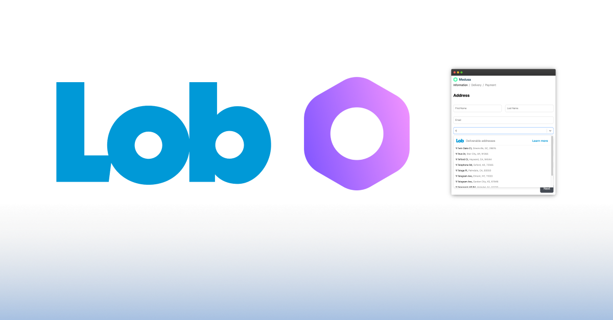 Add address to Medusa.js checkout