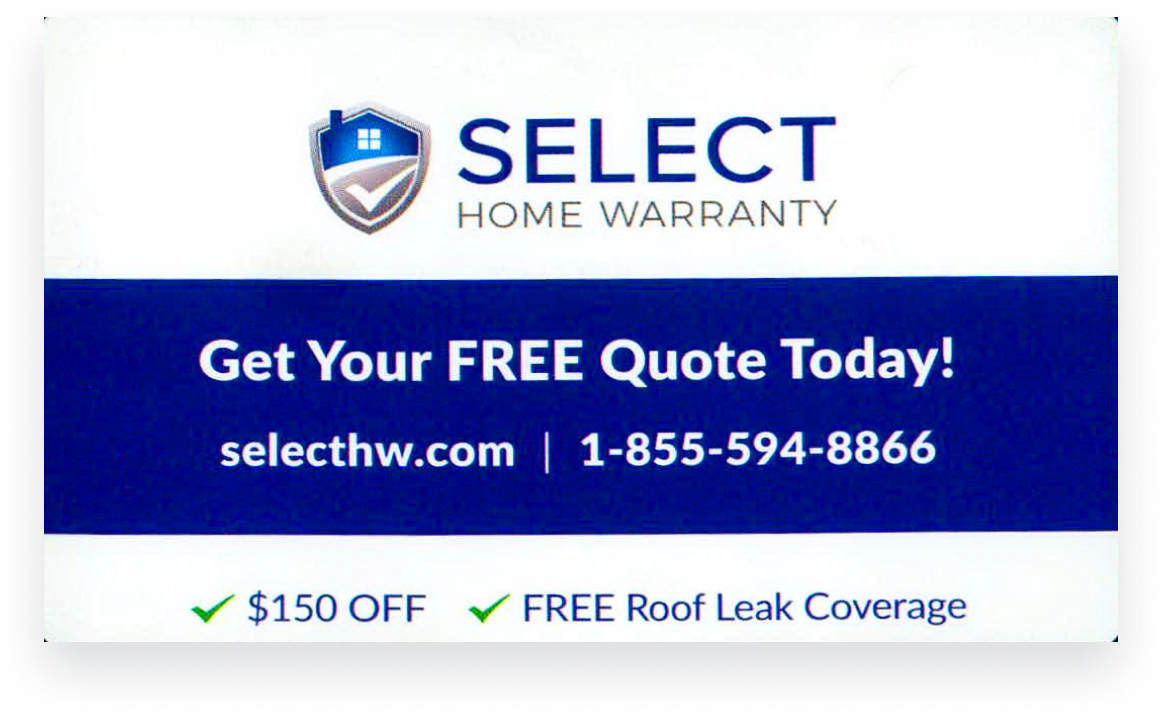 Select Home Warranty, Best Direct Mail Campaigns Lob