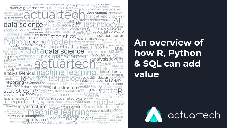 How R, Python, and SQL can add value - Asset - Actuartech