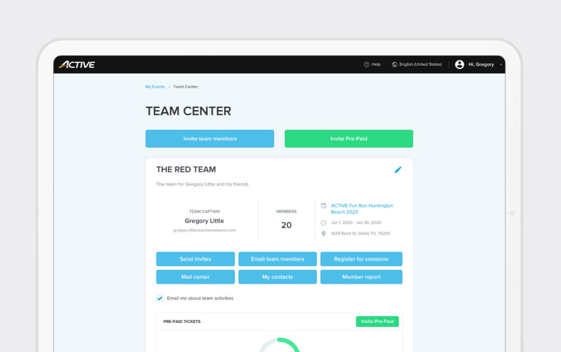 Features ACTIVEWorks Endurance