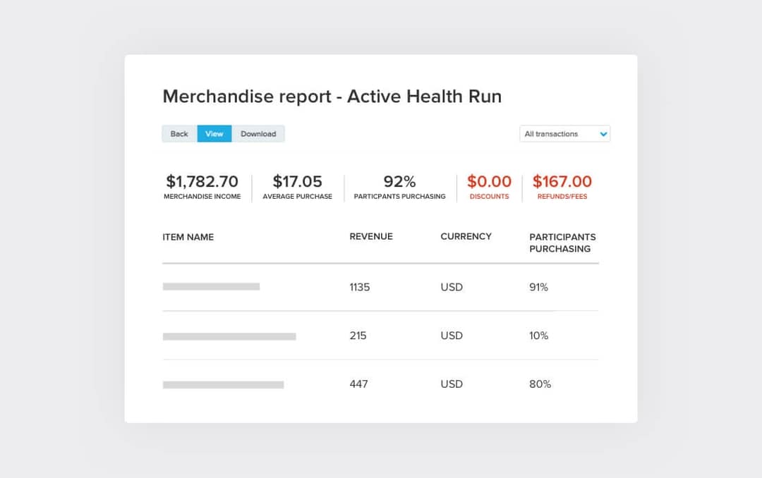 Features ACTIVEWorks Endurance