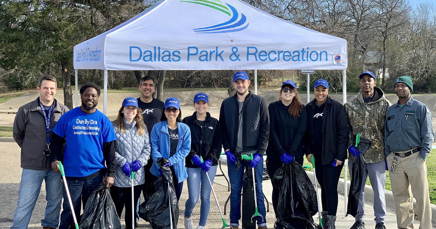 ACTIVE Network and Dallas Park & Recreation Team Up for Park Cleanup ...
