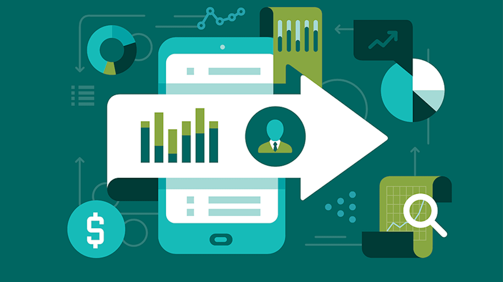 graphic depicting data tracking