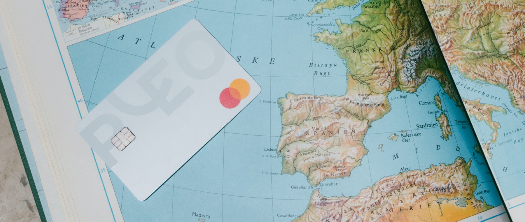 Pleo card on a map