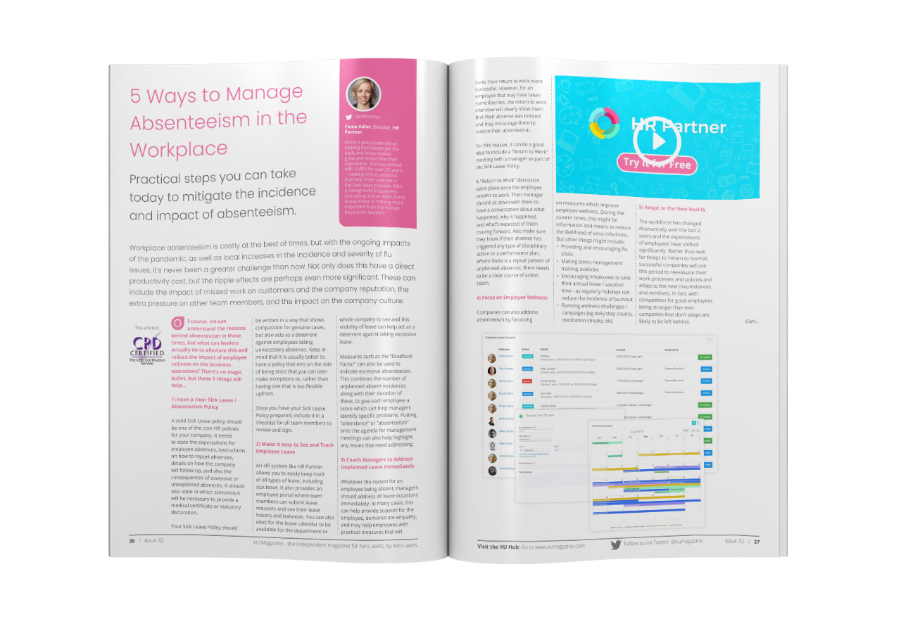 5 Ways to Manage Absenteeism in the Workplace - XU Hub