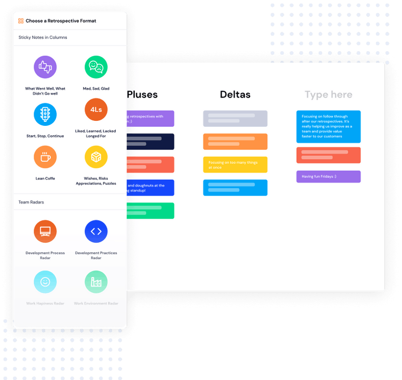 Retrospective software your team will actually enjoy.