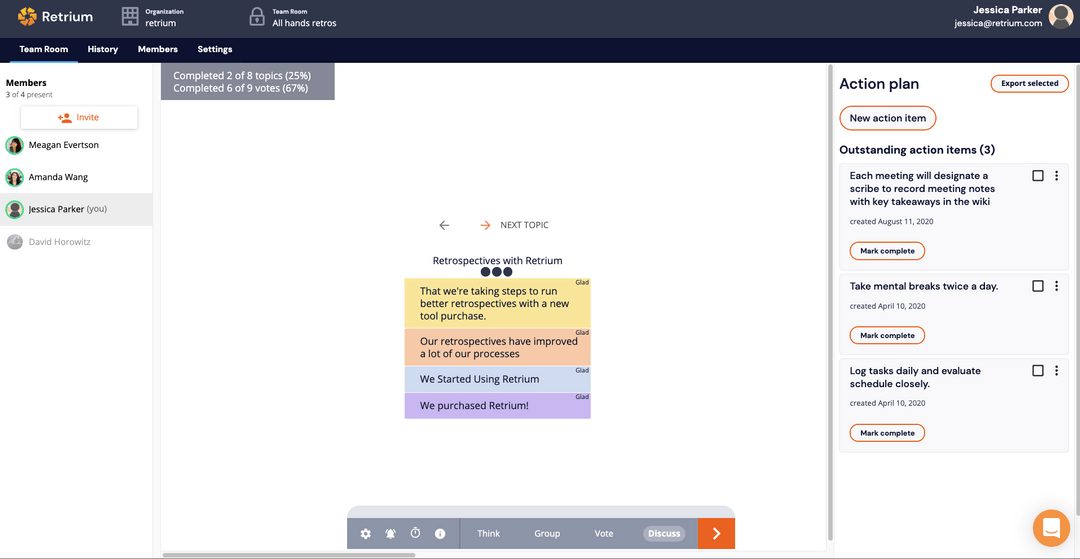 Start Stop Continue Retrospective